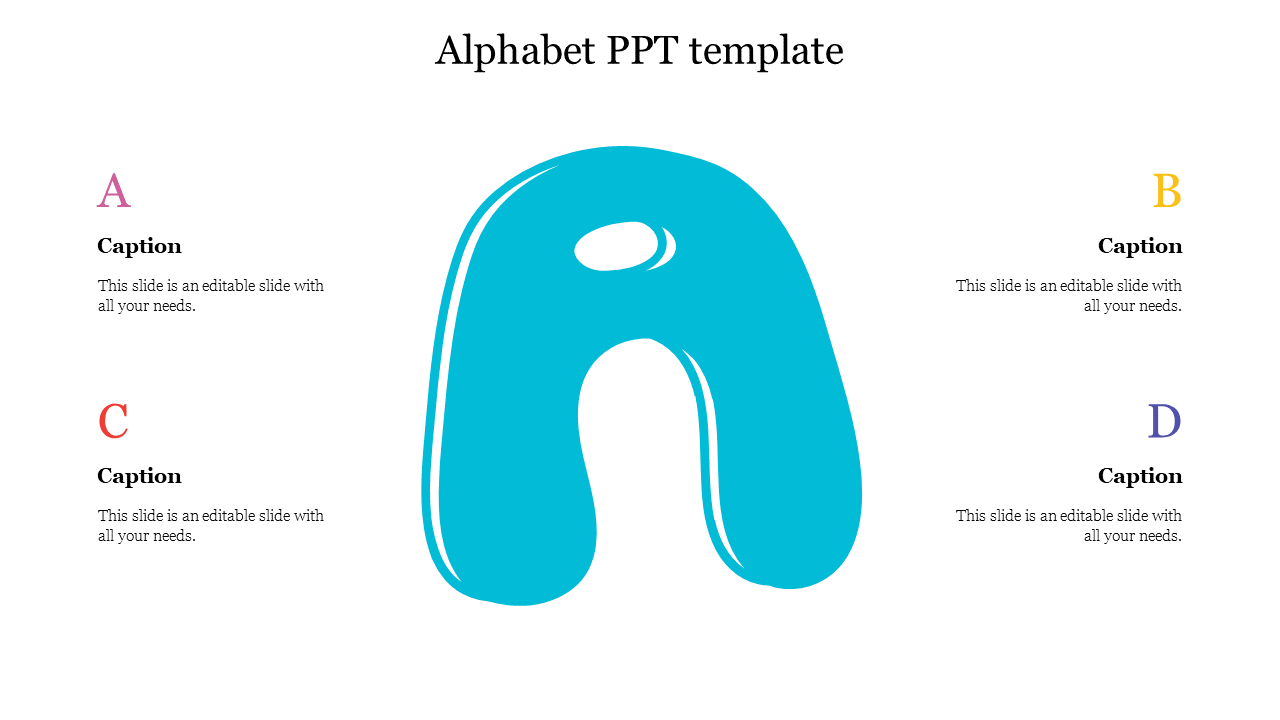 Grab this Amazing Alphabet PPT Template Presentation